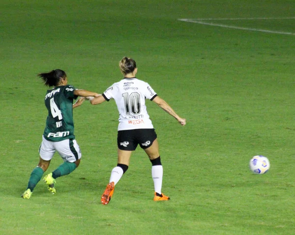 Match Entre Corinthiennes Palmeiras Pour Championnat Brésilien Féminin Mai 2021 — Photo