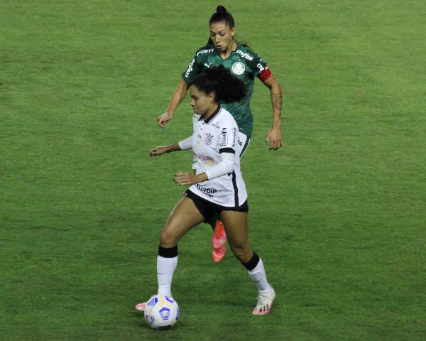 Match Entre Corinthiennes Palmeiras Pour Championnat Brésilien Féminin Mai 2021 — Photo