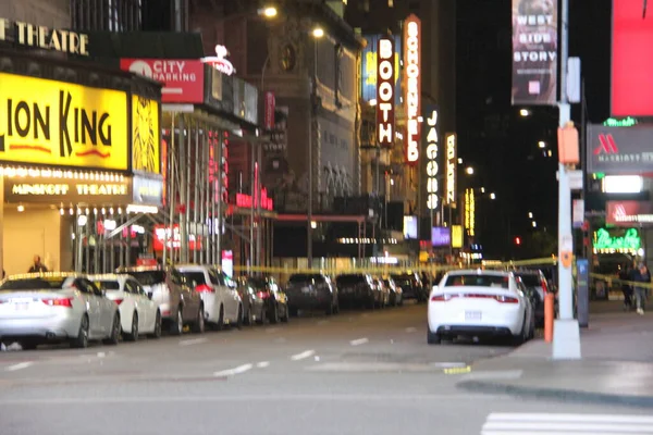 Women Toddler Shot Times Square Maio 2020 Nova Iorque Eua — Fotografia de Stock