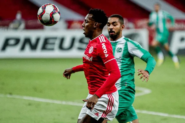  Uluslarası Gençlik ve Gençlik arasındaki maç. 8 Mayıs 2021, Porto Alegre, Brezilya: Porto Alegre (SC) 'deki Beira-Rio Stadyumu' nda düzenlenen Gaucho Futbol Şampiyonası 2021 yarı finali için geçerli olan Internacional vs Juventude arasındaki maç)