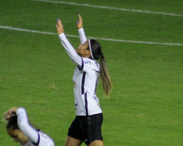 Jogo Entre Corinthians Palmeiras Pelo Campeonato Brasileiro Futebol Feminino Maio — Fotografia de Stock