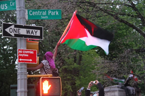Manifestation Pour Palestine Libre New York Mai 2021 New York — Photo