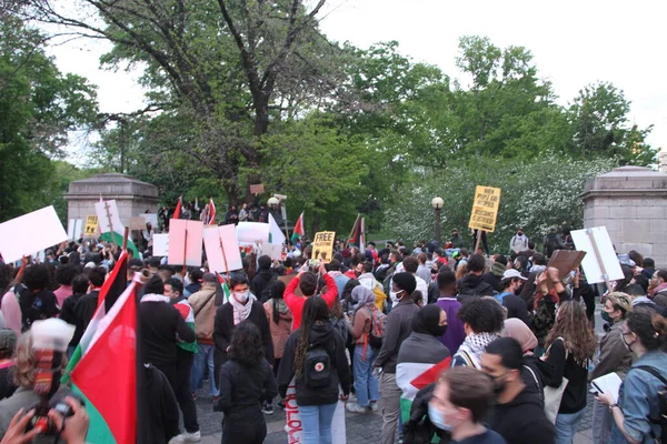 Manifestation Pour Palestine Libre New York Mai 2021 New York — Photo