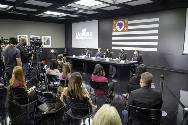 Hükümet Kültür Tanıtım Programlarının Başlatılması Mayıs 2021 Sao Paulo Brezilya — Stok fotoğraf