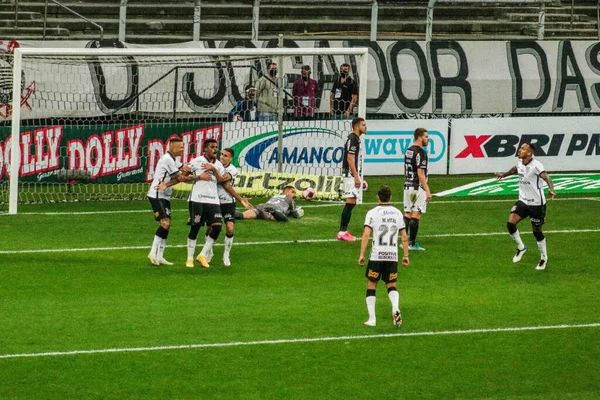 Sao Paulo 2021 Corinthians Inter Limeira Paulista Match Mellan Corinthians — Stockfoto