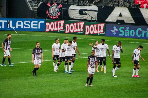 Sao Paulo 2021 Coríntios Inter Limeira Paulista Jogo Entre Coríntios — Fotografia de Stock