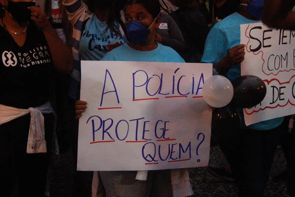 Manifestation Contre Les Préjugés Mai 2021 Rio Janeiro Brésil Les — Photo