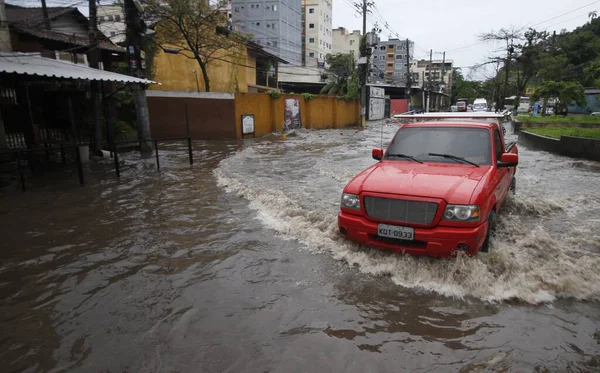 Río Janeiro Entra Estado Atención Debido Lluvia Mayo 2021 Río — Foto de Stock