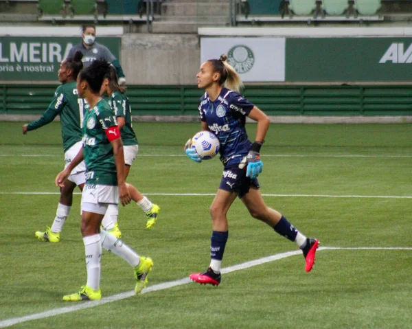 Match Entre Palmeiras Real Brasilia Pour Championnat Brésilien Football Féminin — Photo