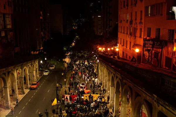 Movimentos Negros Protestam Contra Racismo Porto Alegre Maio 2021 Porto — Fotografia de Stock