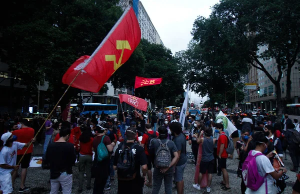 Protesto Contra Preconceito Maio 2021 Rio Janeiro Brasil Membros Movimentos — Fotografia de Stock