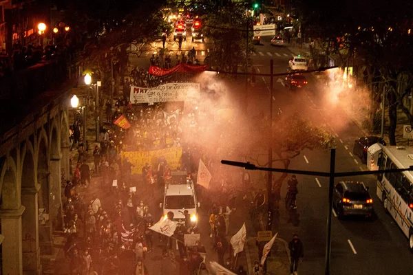 Movimenti Neri Protestano Contro Razzismo Porto Alegre Maggio 2021 Porto — Foto Stock