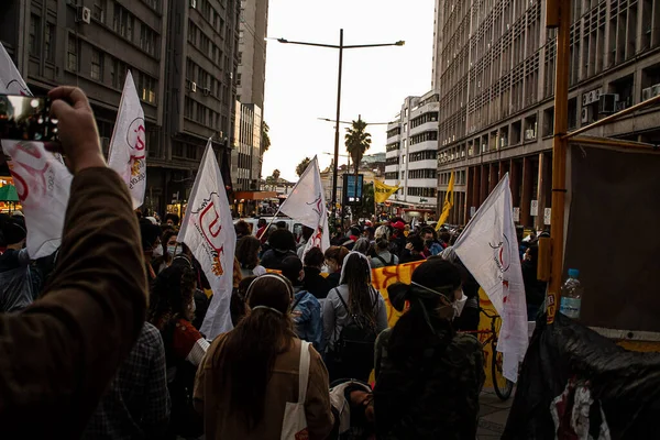 Siyah Hareketler Porto Alegre Deki Irkçılığı Protesto Ediyor Mayıs 2021 — Stok fotoğraf