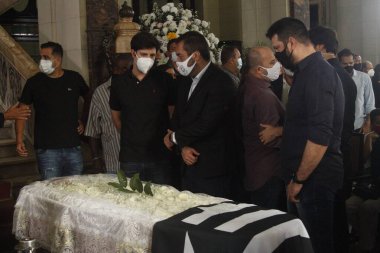 (Cenaze töreni eski eyalet vekili Jorge Picciani. 15 Mayıs 2021, Rio de Janeiro, Brezilya: Rio Yasama Meclisi eski başkan yardımcısı Jorge Picciani 'nin cenazesi, bu Cumartesi saat 08.00 