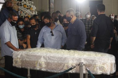 (Cenaze töreni eski eyalet vekili Jorge Picciani. 15 Mayıs 2021, Rio de Janeiro, Brezilya: Rio Yasama Meclisi eski başkan yardımcısı Jorge Picciani 'nin cenazesi, bu Cumartesi saat 08.00 