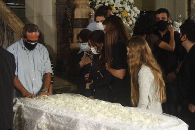 (Cenaze töreni eski eyalet vekili Jorge Picciani. 15 Mayıs 2021, Rio de Janeiro, Brezilya: Rio Yasama Meclisi eski başkan yardımcısı Jorge Picciani 'nin cenazesi, bu Cumartesi saat 08.00 