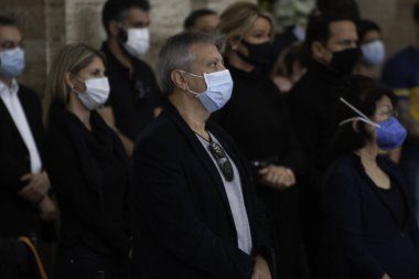 Sao Paulo Belediye Başkanı Bruno Covas 'ın ölümü. 16 Mayıs 2021, Sao Paulo, Brezilya: Sao Paulo Belediye Başkanı Bruno Covas 'ın (PSDB) cenazesi, bu Pazar (16), başkentin merkez bölgesindeki belediye binasında kamufle edildi.). 