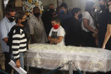 (Cenaze töreni eski eyalet vekili Jorge Picciani. 15 Mayıs 2021, Rio de Janeiro, Brezilya: Rio Yasama Meclisi eski başkan yardımcısı Jorge Picciani 'nin cenazesi, bu Cumartesi saat 08.00 