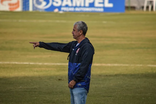 Spo Paulista Meisterschaft Serie Zweite Liga Zwischen Portuguesa Und Audax — Stockfoto