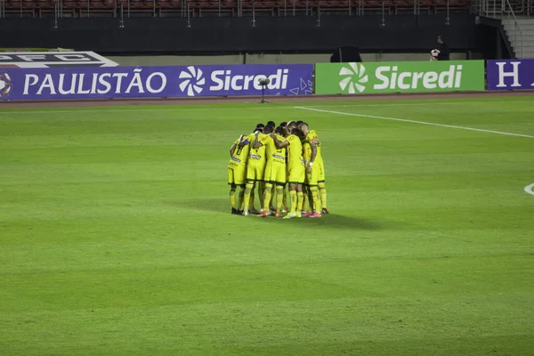 Sao Paulo Kontra Mirassol Półfinale Paulista Soccer Championship Maja 2021 — Zdjęcie stockowe