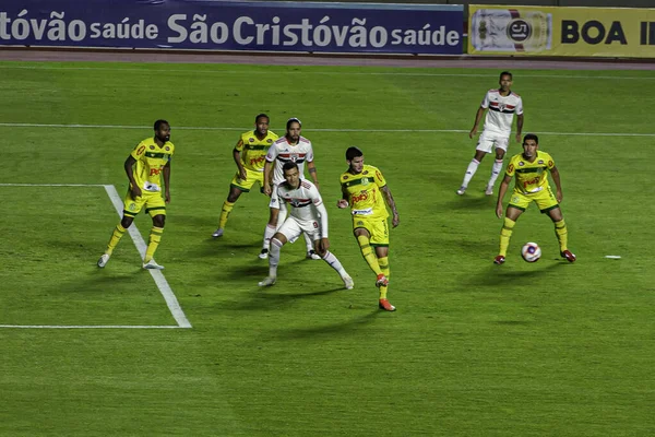 Sao Paulo Paulista Futbol Şampiyonası Nın Yarı Finalinde Mirassol Karşı — Stok fotoğraf