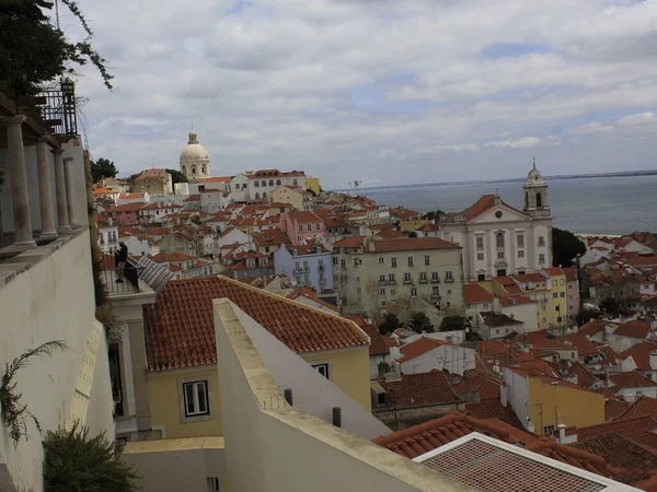 Eröffnung Des Tourismus Portugal Mai 2021 Lsbon Portugal Stadtbild Inmitten — Stockfoto