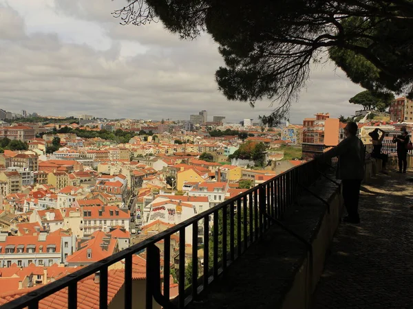 Portekiz Turizmin Açılışı Mayıs 2021 Lizbon Portekiz Yeni Koronavirüs Salgınının — Stok fotoğraf