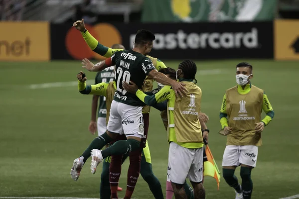 Match Palmeiras Defensa Justicia Libertadores May 2021 Sao Paulo Brazil — Stock Photo, Image