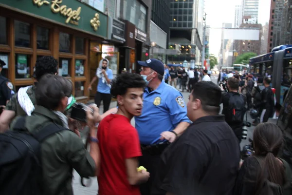 Free Palestine Peaceful Protest New York May 2021 New York — Stock Photo, Image