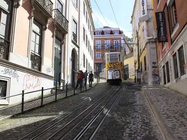 Abertura Turismo Portugal Maio 2021 Lisboa Portugal Pessoas Vias Meio — Fotografia de Stock