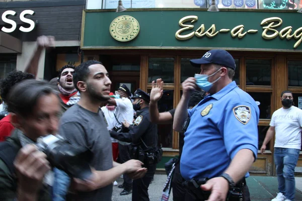 New York Özgür Filistin Barışçıl Protestosu Mayıs 2021 New York — Stok fotoğraf