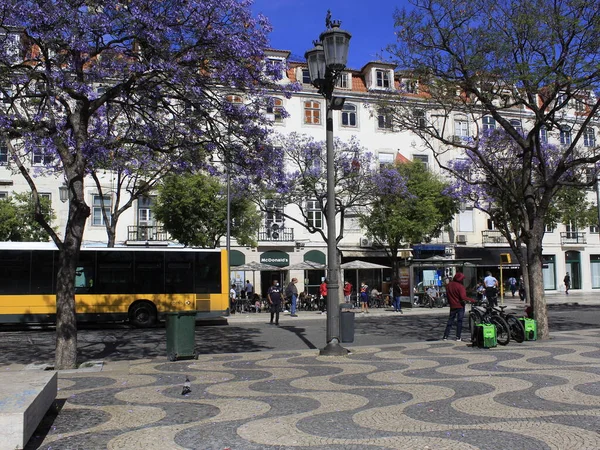 Opening Van Het Toerisme Portugal Mei 2021 Lissabon Portugal Mensen — Stockfoto