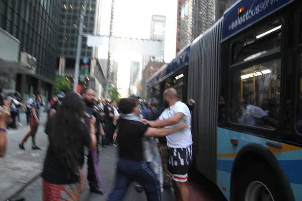 New York Özgür Filistin Barışçıl Protestosu Mayıs 2021 New York — Stok fotoğraf