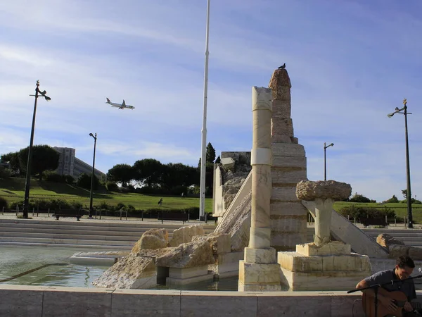 Mai 2021 Lissabon Portugal Bewegung Eduardo Vii Park Lissabon Der — Stockfoto