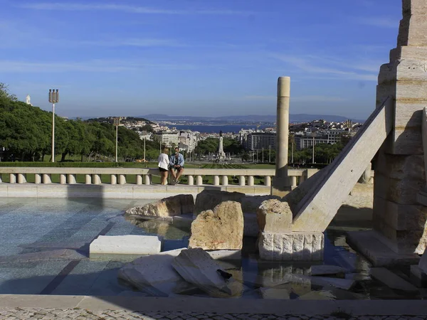 Mayo 2021 Lisboa Portugal Movimiento Parque Eduardo Vii Lisboa Que — Foto de Stock