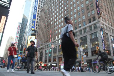 21 Mayıs 2021, New York, ABD: New York 'ta Times Meydanı' nda Hareket 