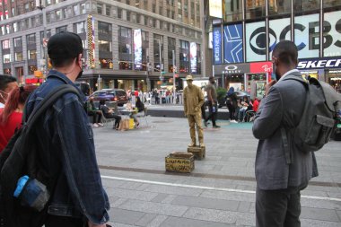 21 Mayıs 2021, New York, ABD: New York 'ta Times Meydanı' nda Hareket 