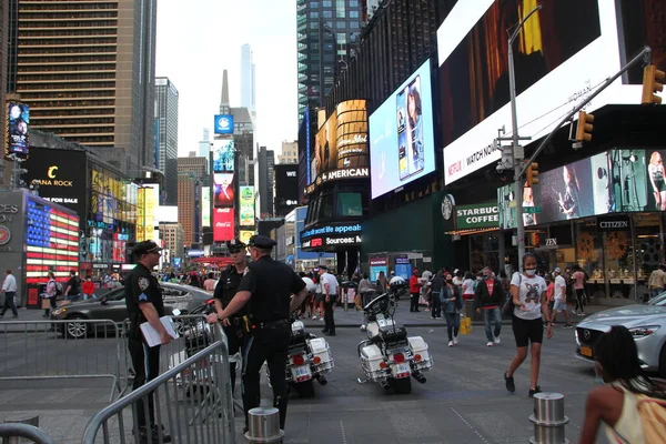 Mei 2021 New York Usa Beweging Times Square New York — Stockfoto