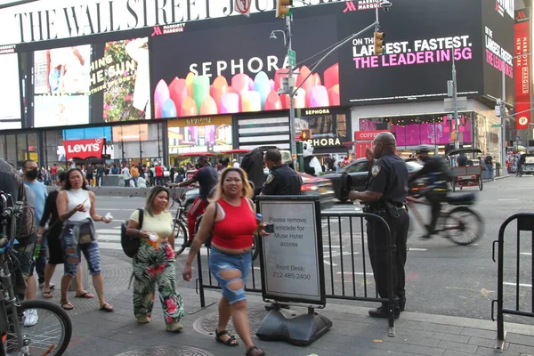 2021 Május New York Usa Mozgalom Times Square New York — Stock Fotó