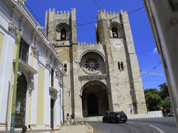 5月23 2021 リスボン ポルトガル Covid 19パンデミックのために活動していないにもかかわらず Santa Justa Eleベーターは ポルトガルの首都リスボンで — ストック写真