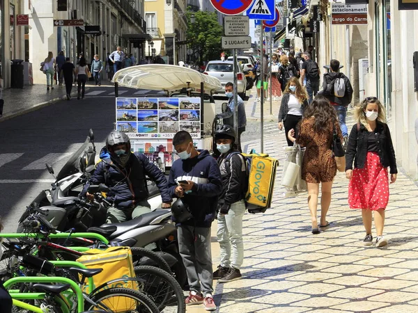 Maggio 2021 Lisbona Portogallo Anche Inattivo Causa Della Pandemia Covid — Foto Stock