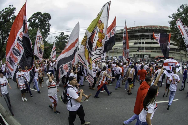 2021 Május Sao Paulo Brazília Sao Paulo Szurkolói 2021 Paulista — Stock Fotó