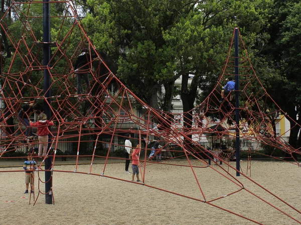 Movimiento Parque Público Jardim Estrela Lisboa Mayo 2021 Lisboa Portugal — Foto de Stock