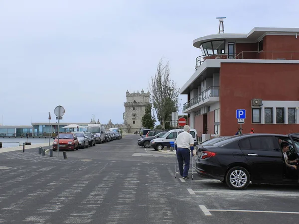 Mai 2021 Lissabon Portugal Belem Stadtteil Von Lissabon Diesem Samstag — Stockfoto