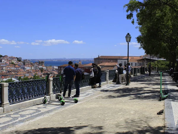 Επανέναρξη Του Τουρισμού Στην Πορτογαλία Μαΐου 2021 Λισαβόνα Πορτογαλία Κίνημα — Φωτογραφία Αρχείου