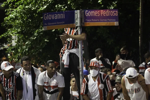 Campeonato Paulista São Paulo Palmeiras Maio 2021 São Paulo Brasil — Fotografia de Stock