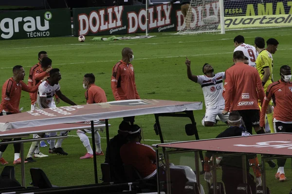 Paulista Championship 2021 Sao Paulo Palmeiras Soccer Match Sao Paulo — Stock Photo, Image