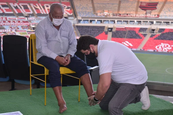 Maggio 2021 Rio Janeiro Brasile Evento Restauro Della Maracana Hall — Foto Stock