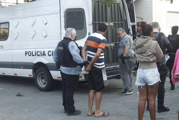 Операция Полиции Борьбе Преступностью Рио Жанейро Мая 2021 Года Рио — стоковое фото