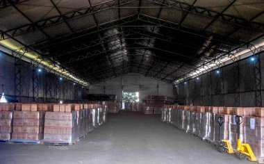 26 Mayıs 2021, Sao Paulo, Brezilya: Indianopolis civarında aşılı depo